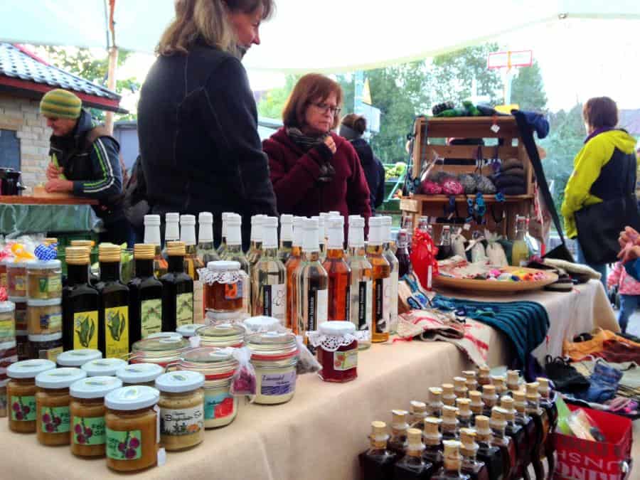 Markt in MArtinszell am alten Bahnhof
