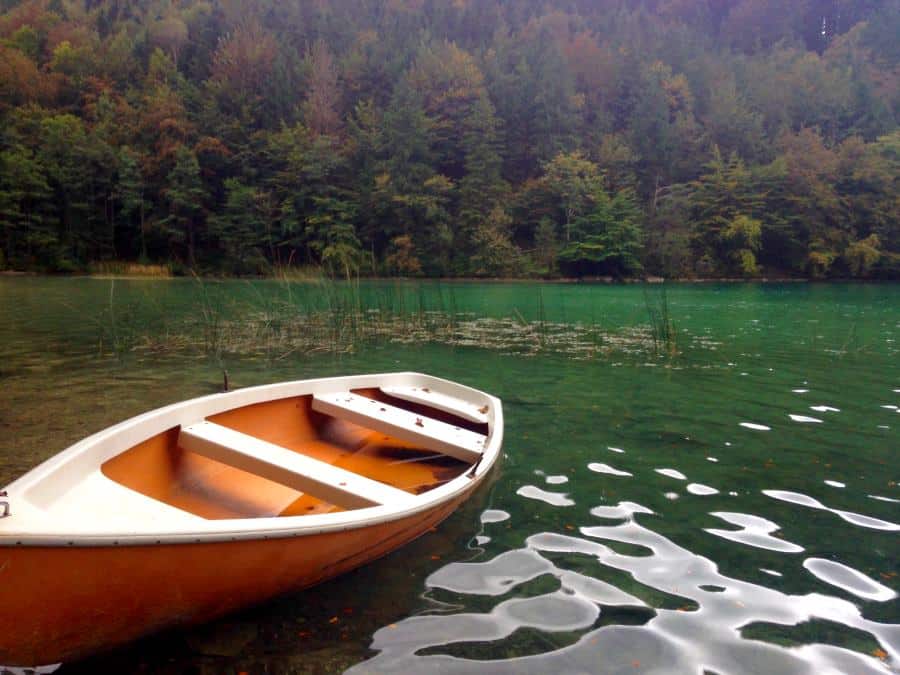 Idylle pur am "blutenden See"