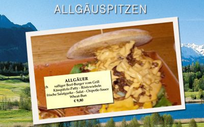Allgäuspitzen Kässpatzen Burger