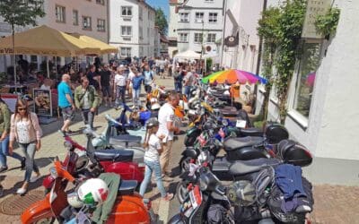 Vespa Treffen Isny Espantorstrasse