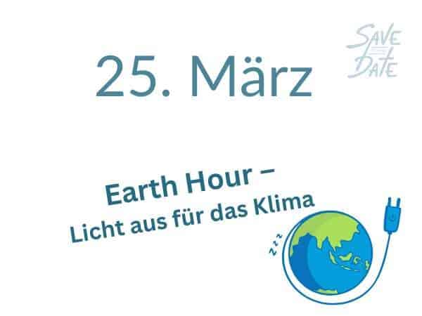 Earth Hour - Licht aus für das Klima