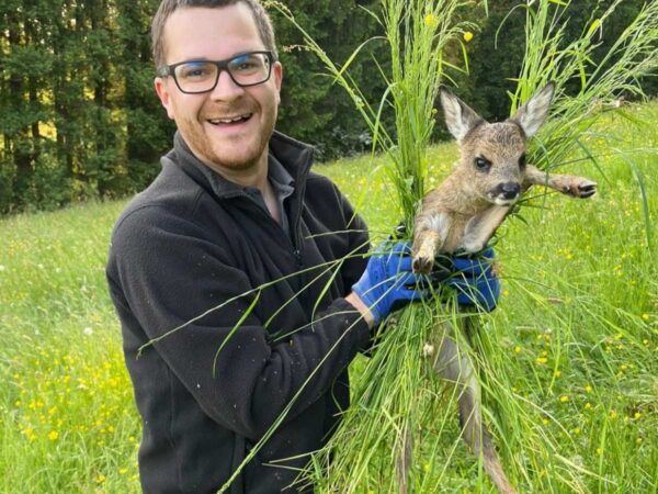 Rehkitzrettung im Allgäu - Drohnenpilot Klaus Buhmann, Westallgäu