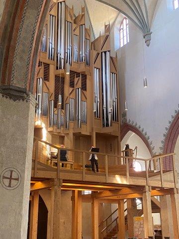 Orgel von der Goll Ag in der MArtinskirche in Memmingen