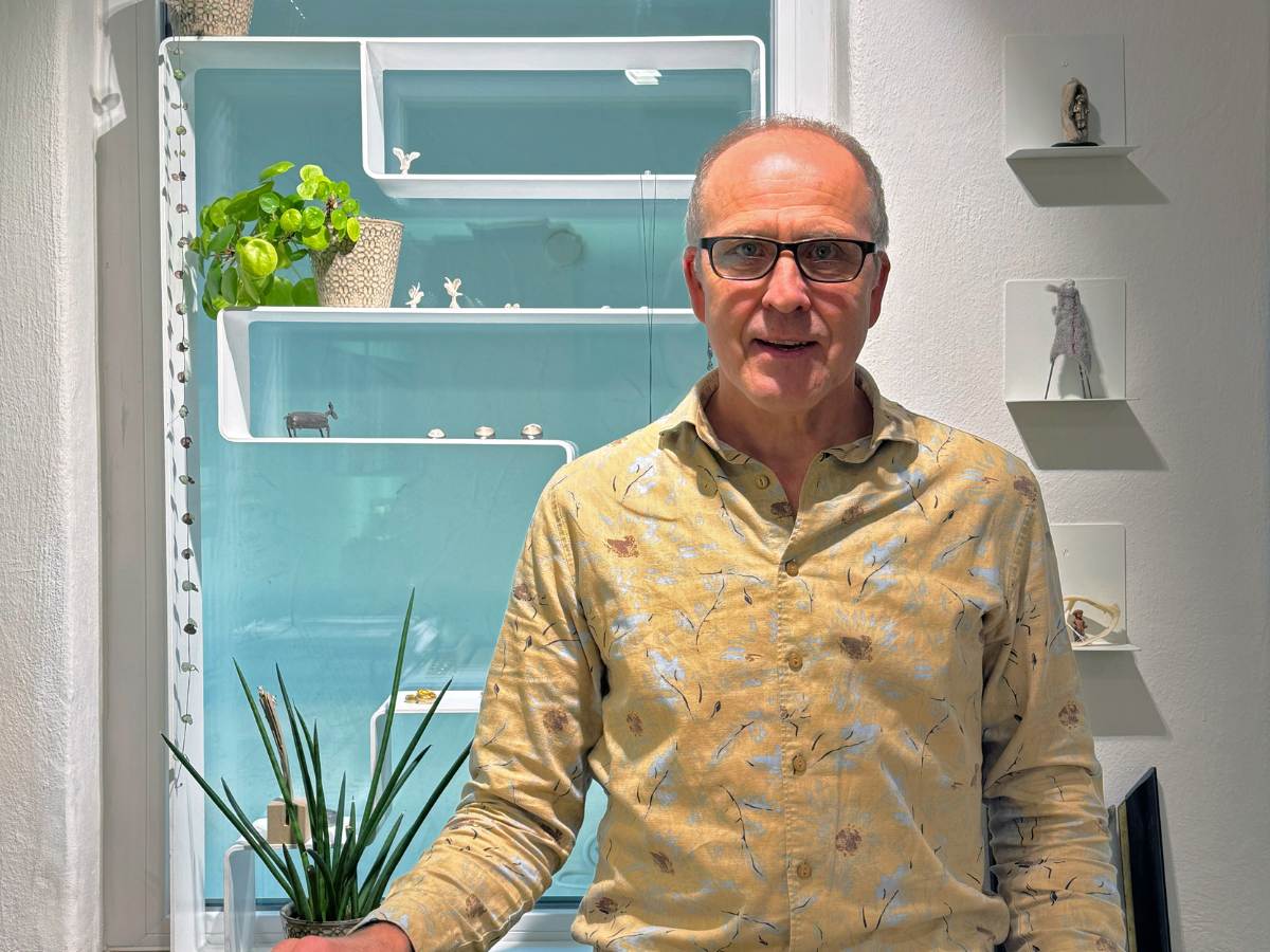 Elmar Hermanutz, Inhaber der Werkstatt für Schmuck im Allgäu
